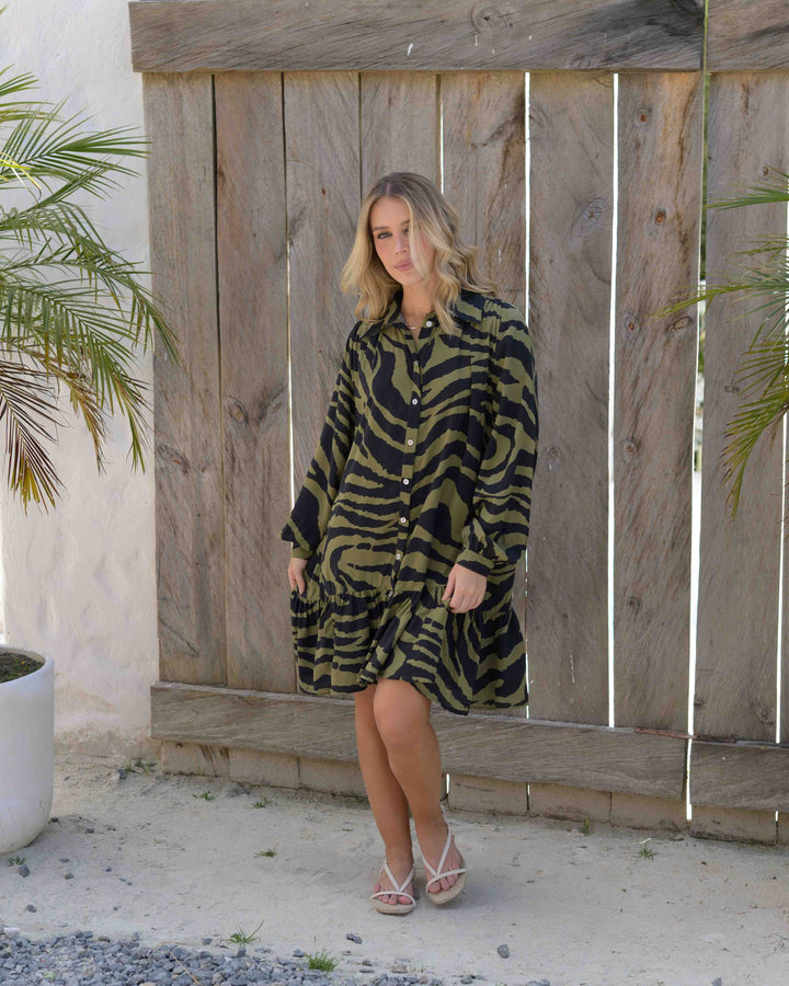 NITTA BONITA VESTIDO YASMIN AFRICA VERDE