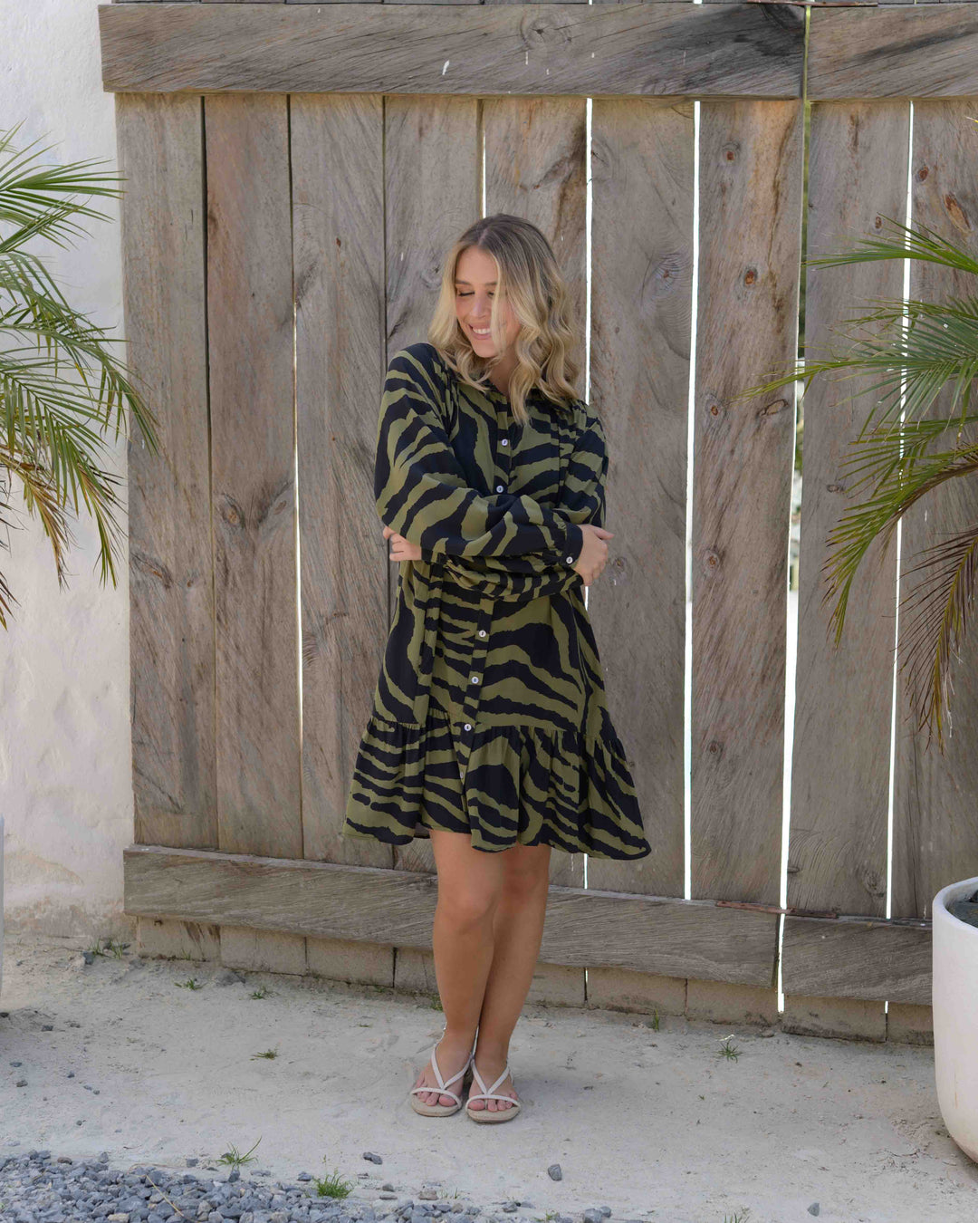 NITTA BONITA VESTIDO YASMIN AFRICA VERDE