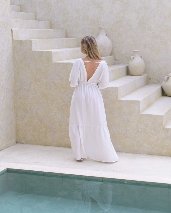 NITTA BONITA VESTIDO ELODIA PLANE WHITE