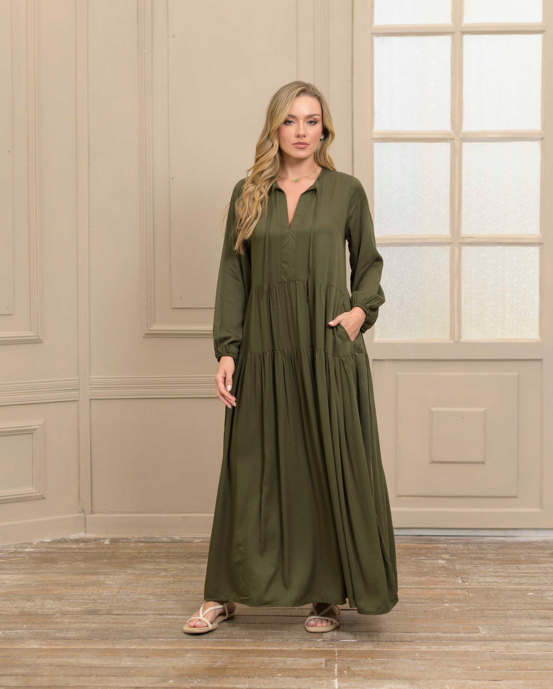 NITTA BONITA VESTIDO ELOISA PLANE MILITAR