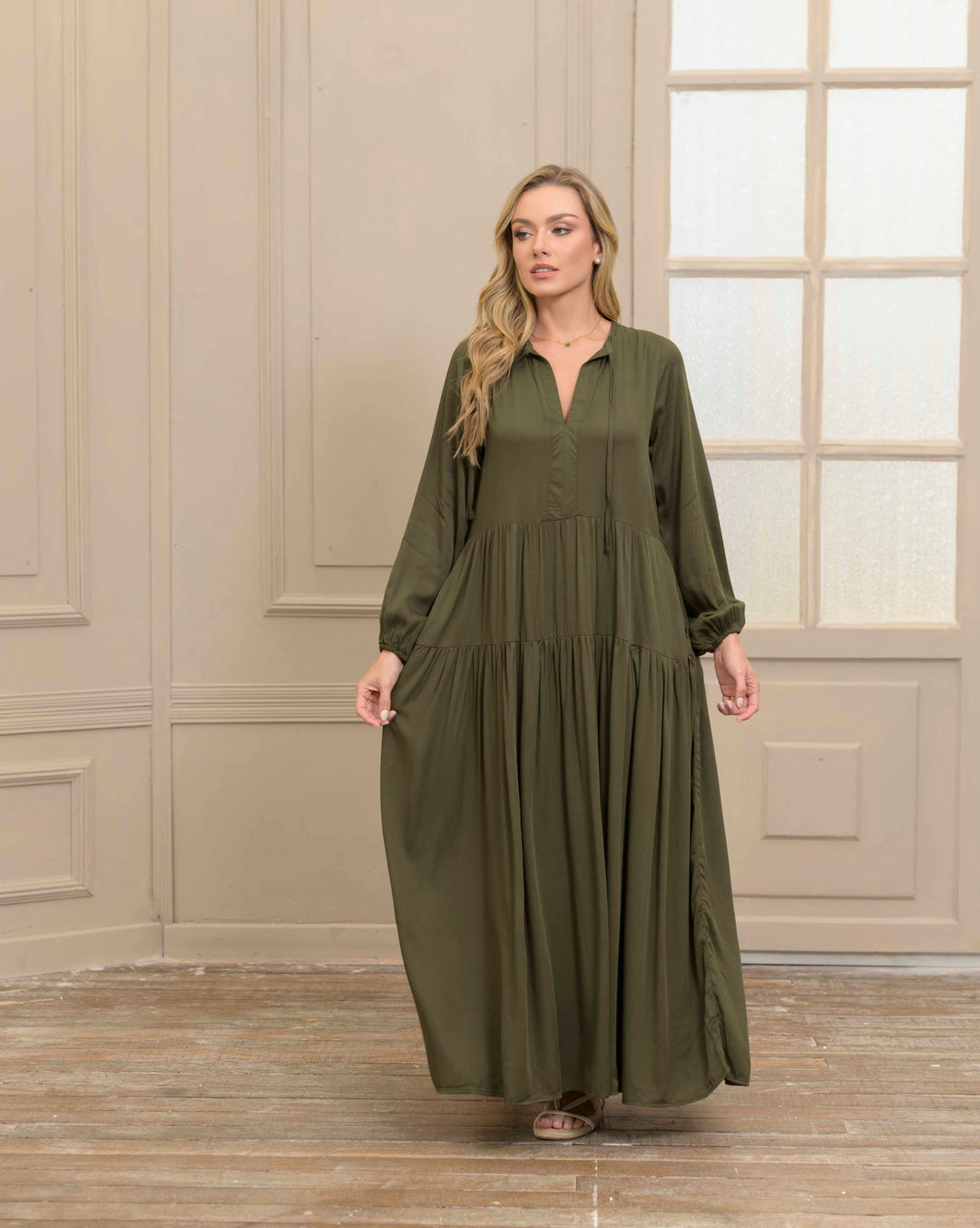 NITTA BONITA VESTIDO ELOISA PLANE MILITAR