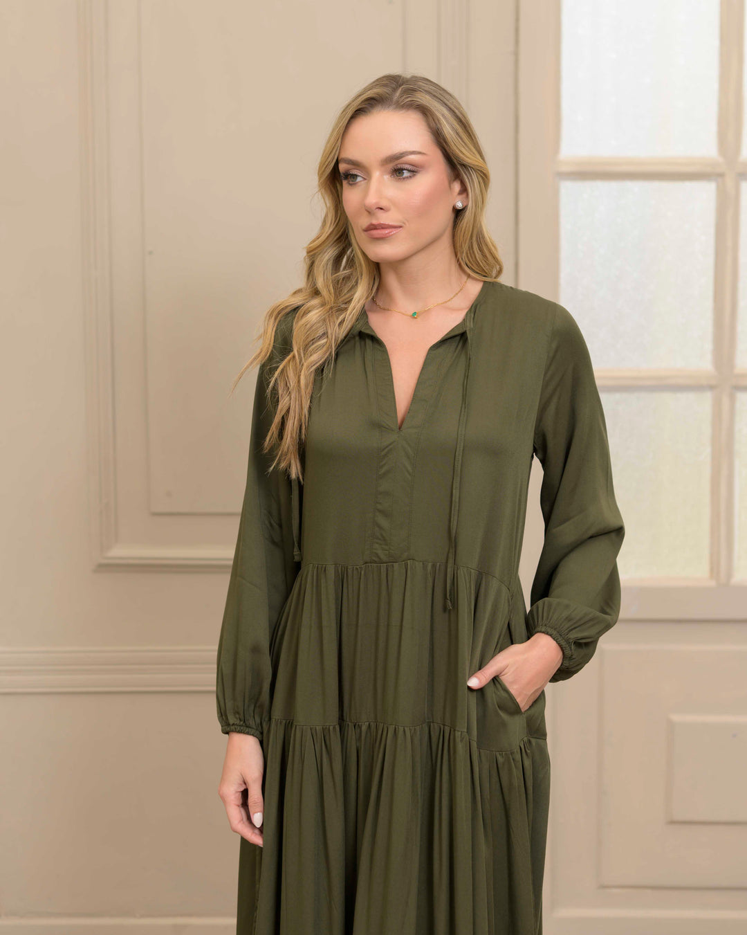 NITTA BONITA VESTIDO ELOISA PLANE MILITAR