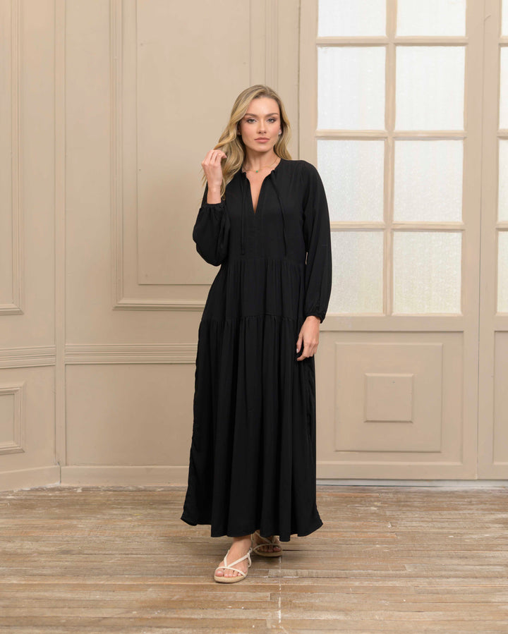 NITTA BONITA VESTIDO ELOISA PLANE BLACK