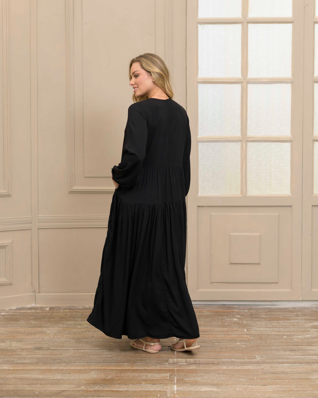 NITTA BONITA VESTIDO ELOISA PLANE BLACK