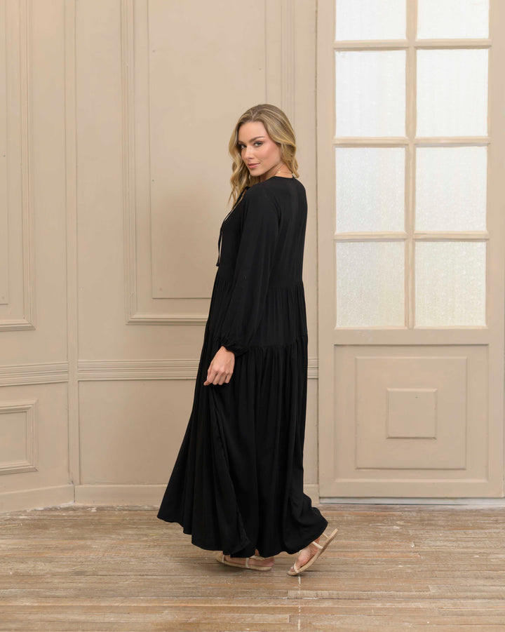 NITTA BONITA VESTIDO ELOISA PLANE BLACK