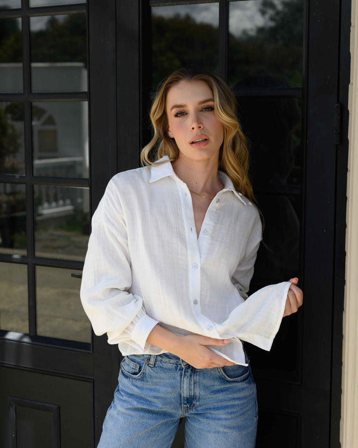 NITTA BONITA CAMISA CRISTINA PLANE BLANCA
