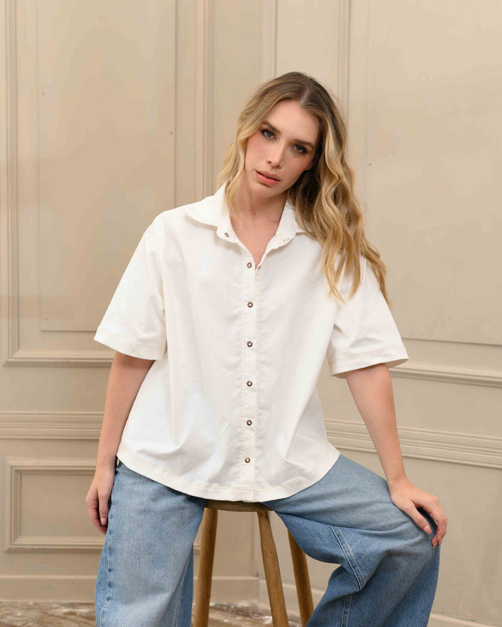 NITTA BONITA CAMISA OWALA MARFIL