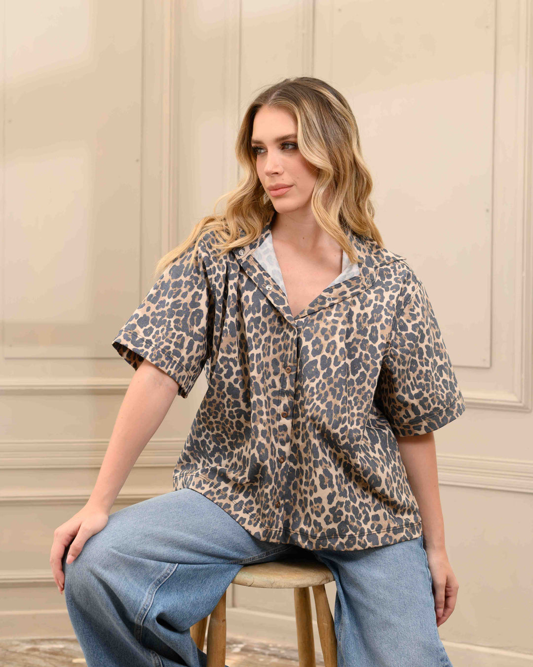 NITTA BONITA CAMISA OWALA PRINT