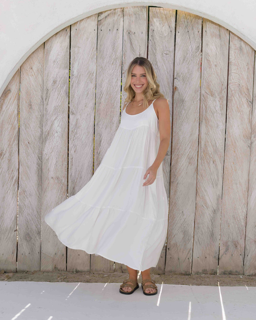 NITTA BONITA VESTIDO CEREZA PLANE MARFIL