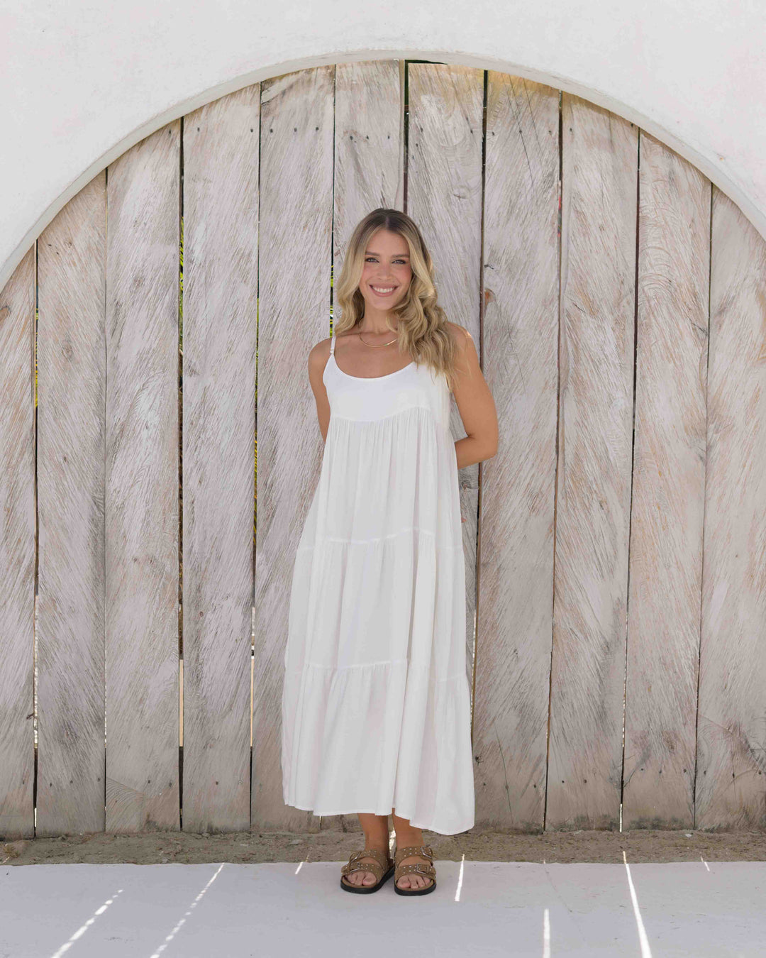 NITTA BONITA VESTIDO CEREZA PLANE MARFIL