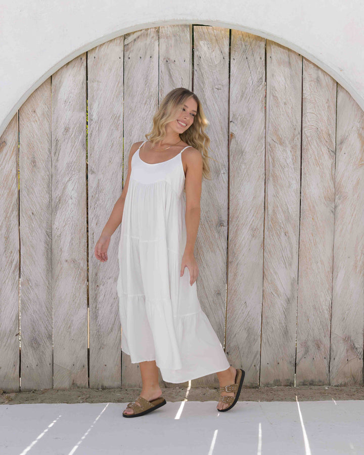 NITTA BONITA VESTIDO CEREZA PLANE MARFIL