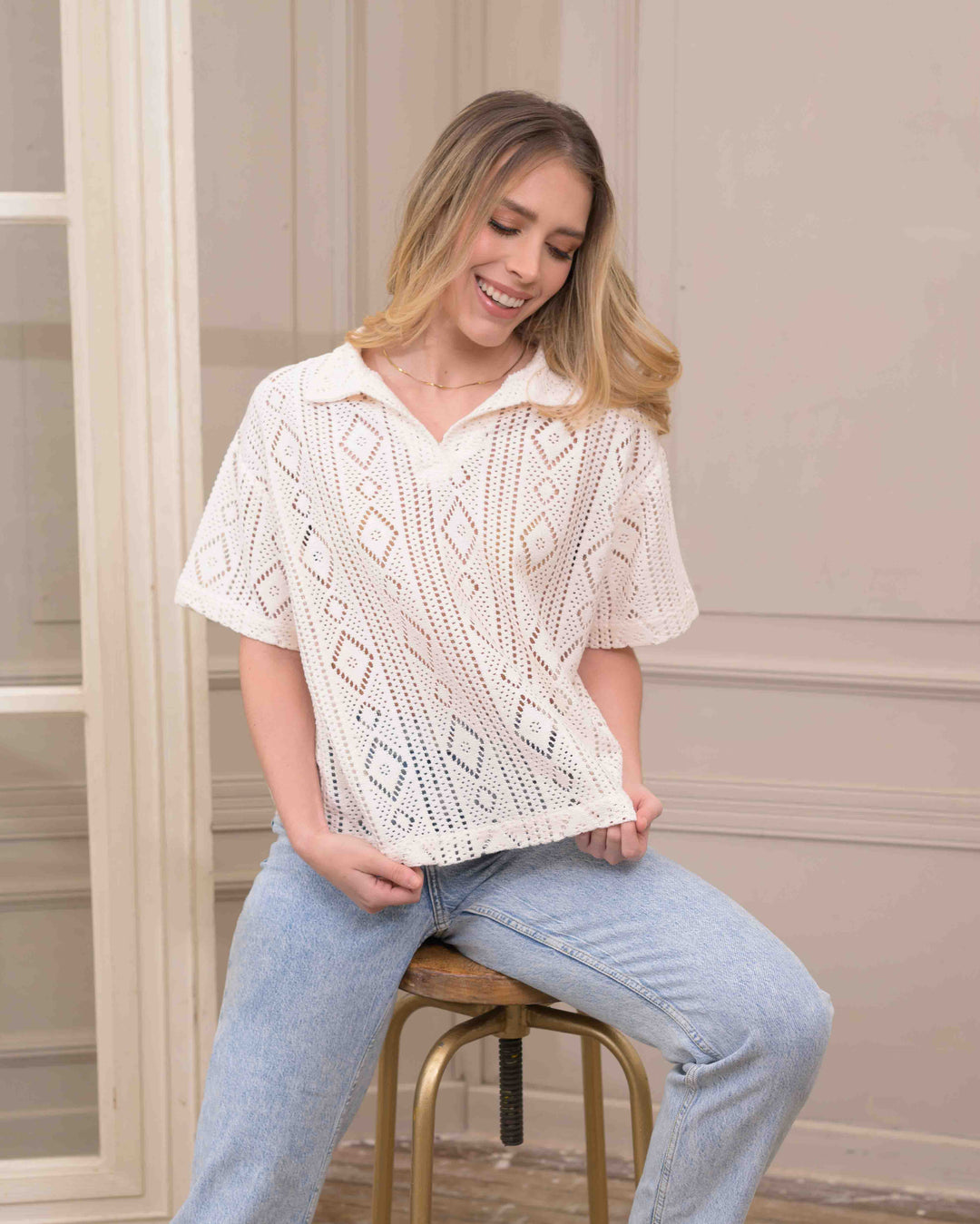 NITTA BONITA BLUSA ERIKA SUGAR