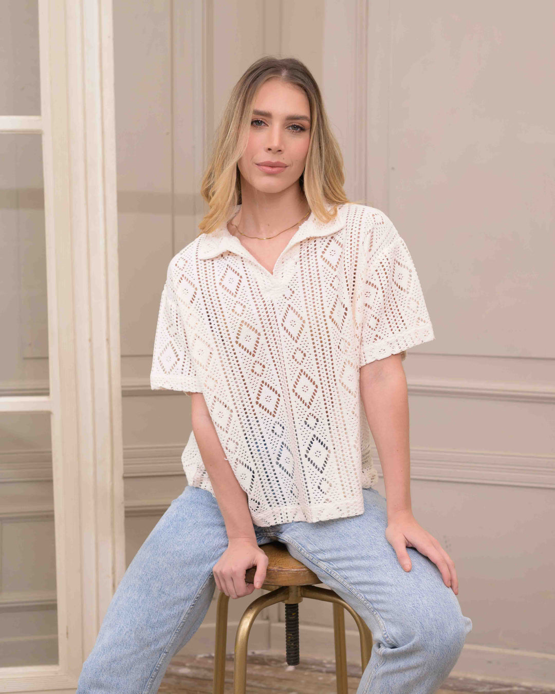 NITTA BONITA BLUSA ERIKA SUGAR