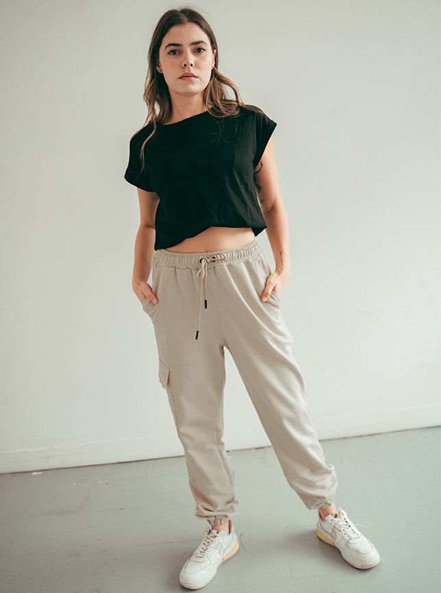 ONCE JOGGER CARGO LATTE - UNISEX