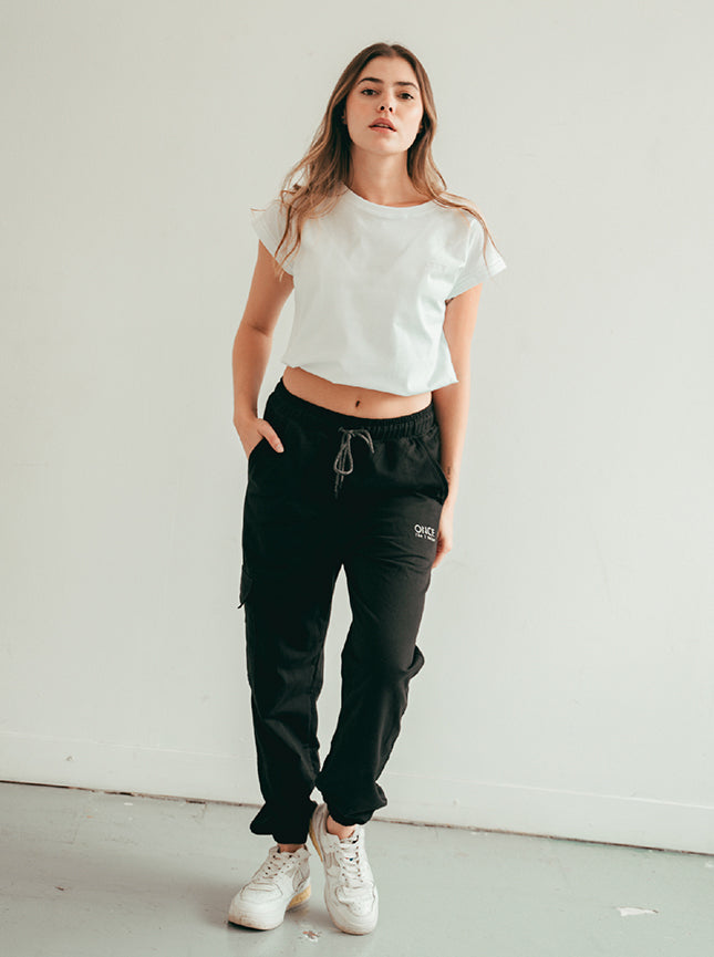 ONCE JOGGER CARGO BLACK - UNISEX