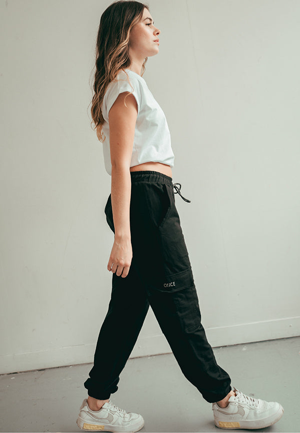 ONCE JOGGER CARGO BLACK - UNISEX