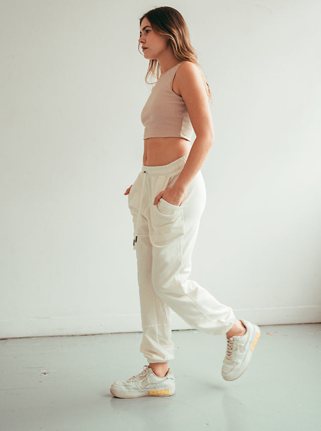 ONCE JOGGER CARGO MARFIL - UNISEX