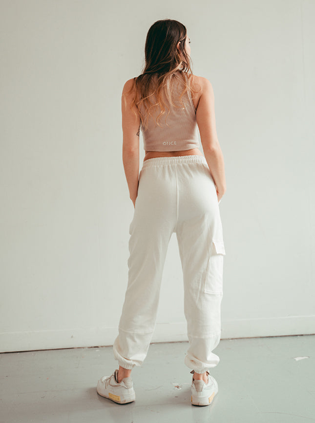 ONCE JOGGER CARGO MARFIL - UNISEX
