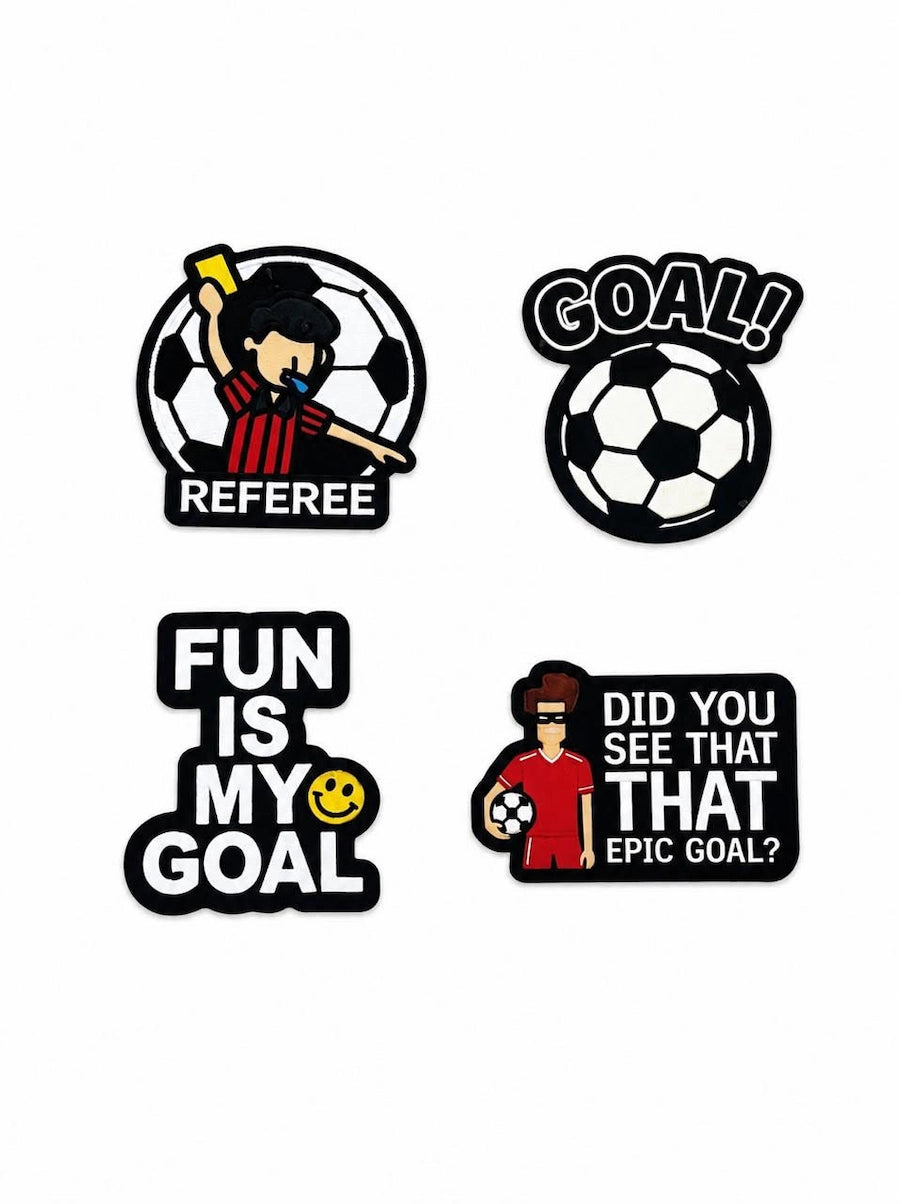 MINIME - KIT DE APLIQUES FUTBOLEROS x 4 UND