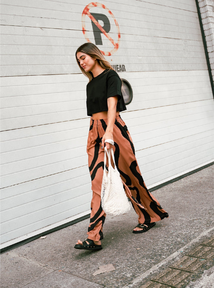 ONCE PALAZZO BREEZY - COCOA