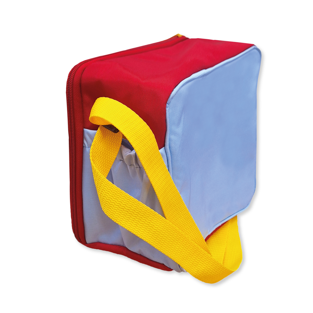 LA PEQUEÑA GAERIA LONCHERA CUADRADA PERRITOS