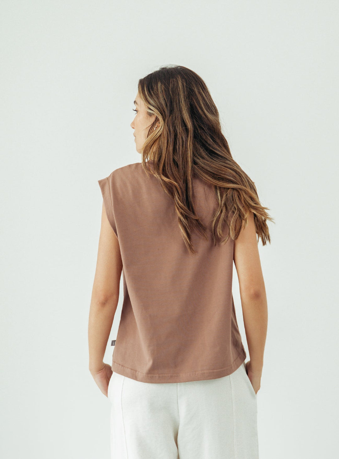 ONCE MUSCLE TEE - MOCCA