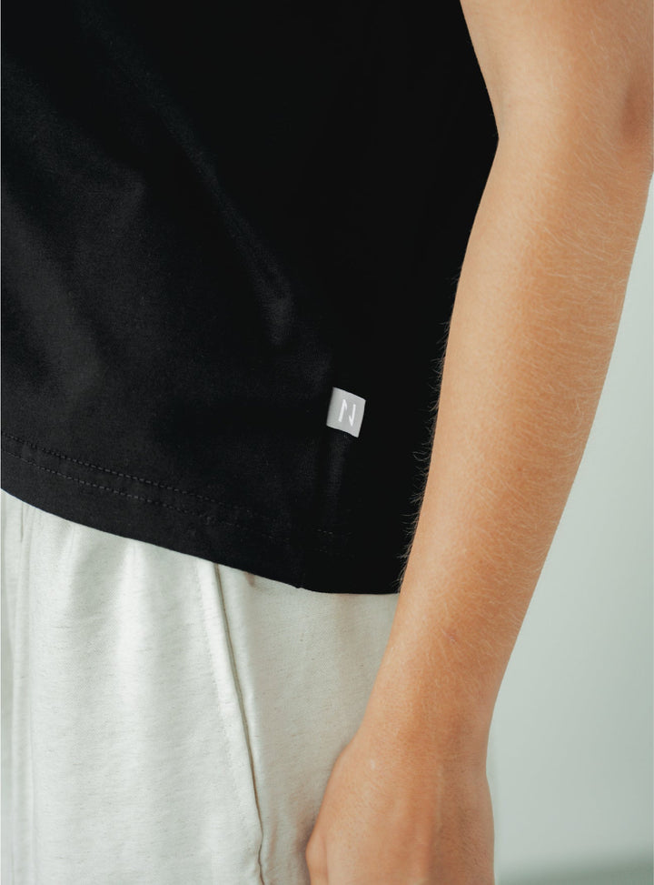 ONCE MUSCLE TEE - BLACK