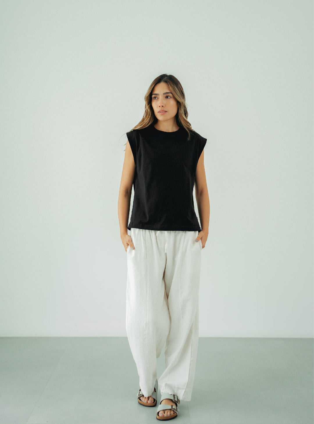 ONCE MUSCLE TEE - BLACK