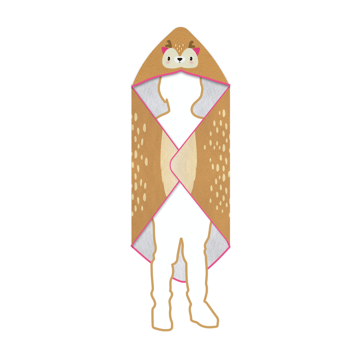 LA PEQUEÑA GALERIA TOALLA BEBE CARA VENADO