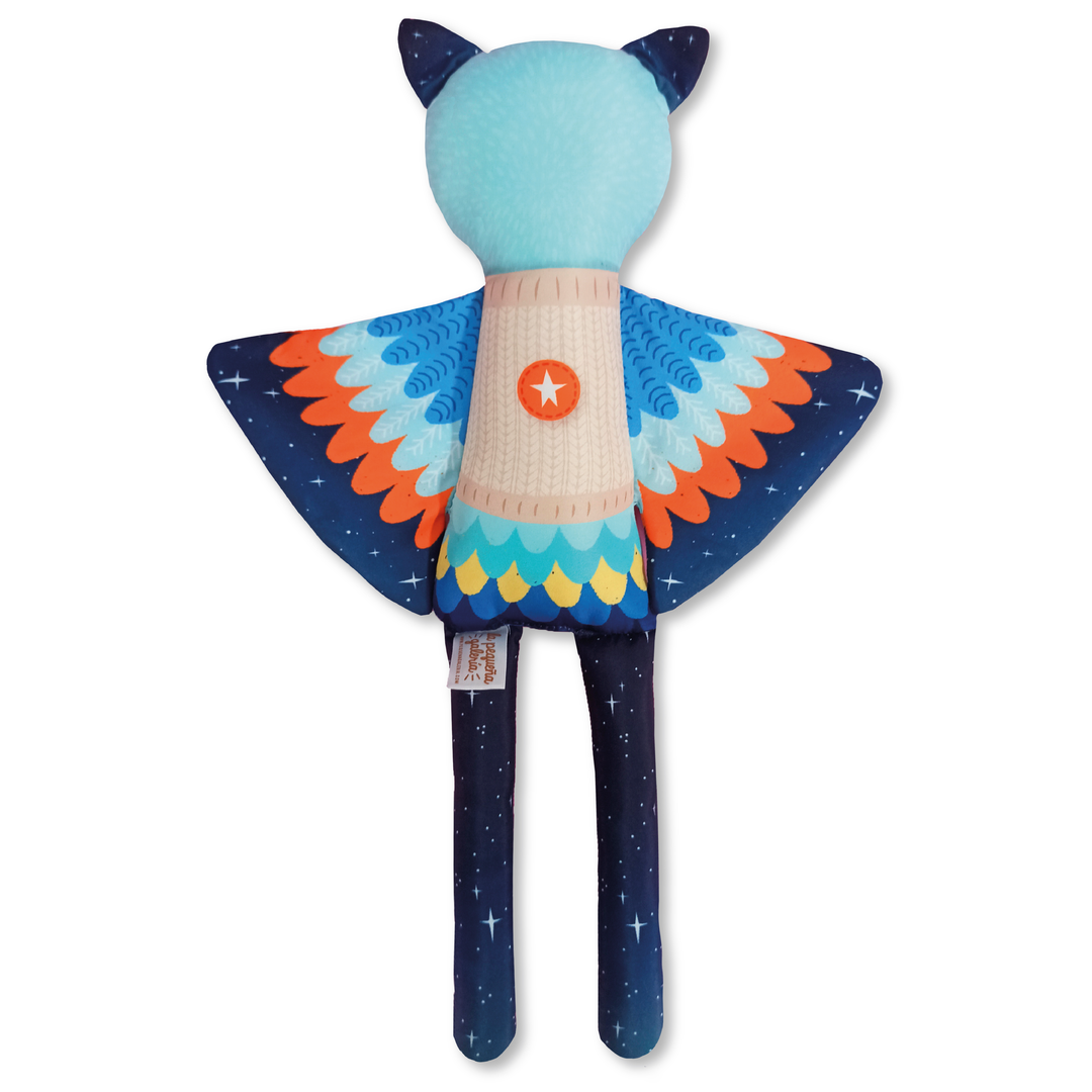 LA PEQUEÑA GALERIA 7707355236513 PEL6889L PELUCHE NOX AMIGO DE LA NOCHE