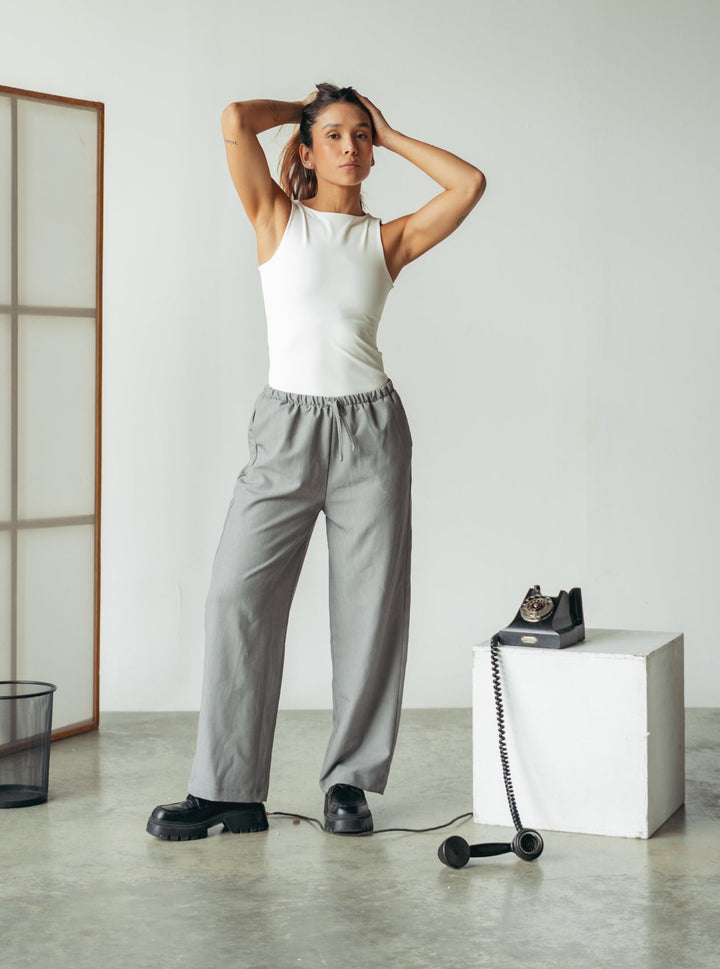 ONCE PANTALON EASY OFFICE GREY