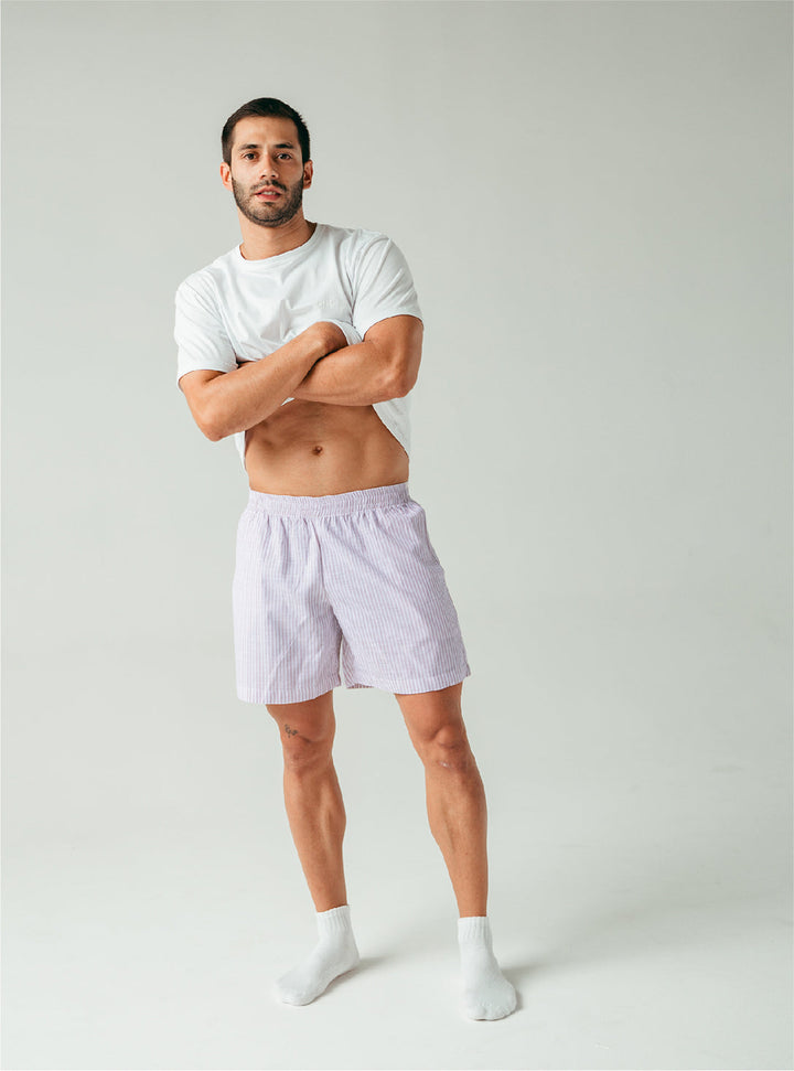 ONCE PANTALONETA RESORT RAYAS - ALMOND