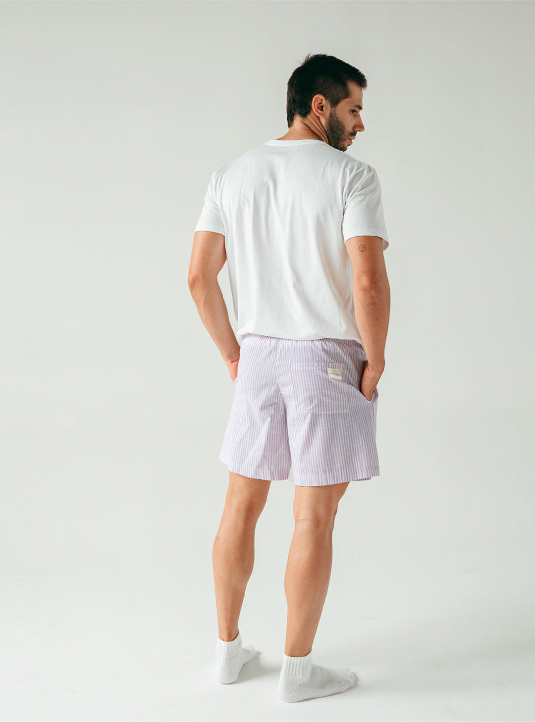 ONCE PANTALONETA RESORT RAYAS - ALMOND