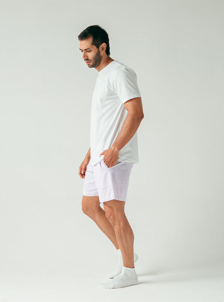 ONCE PANTALONETA RESORT RAYAS - ALMOND