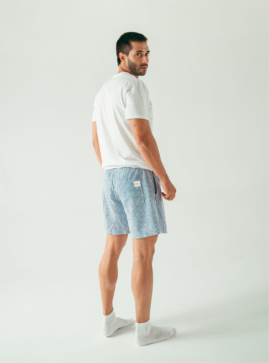 ONCE PANTALONETA RESORT RAYAS - NAVY