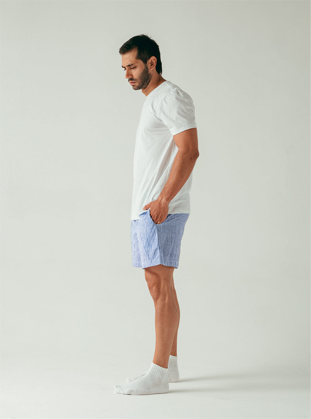 ONCE PANTALONETA RESORT RAYAS - NAVY