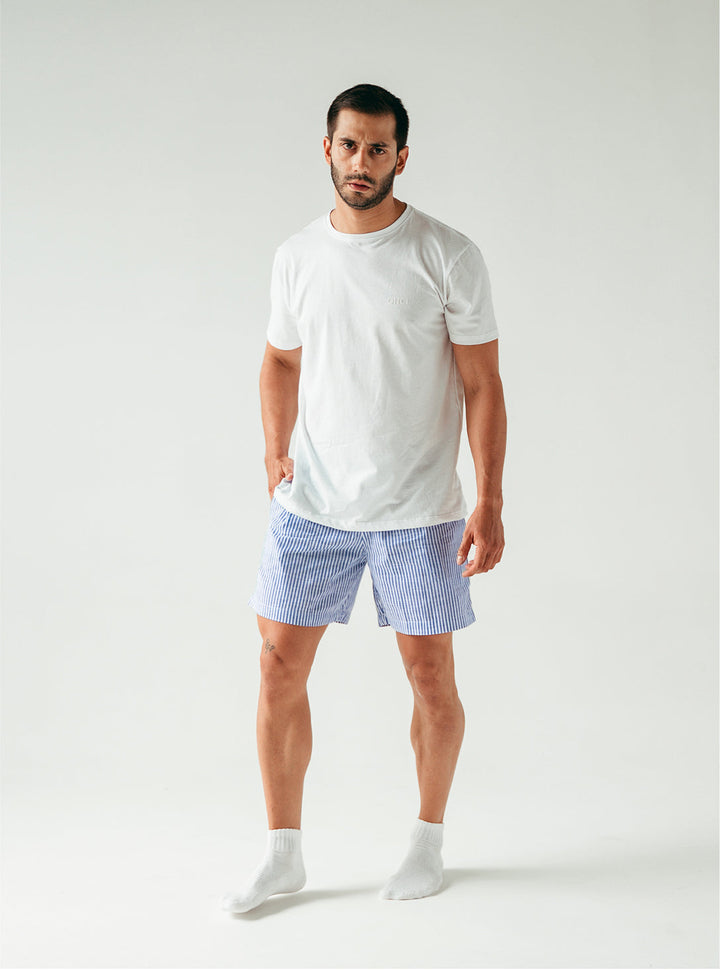 ONCE PANTALONETA RESORT RAYAS - NAVY