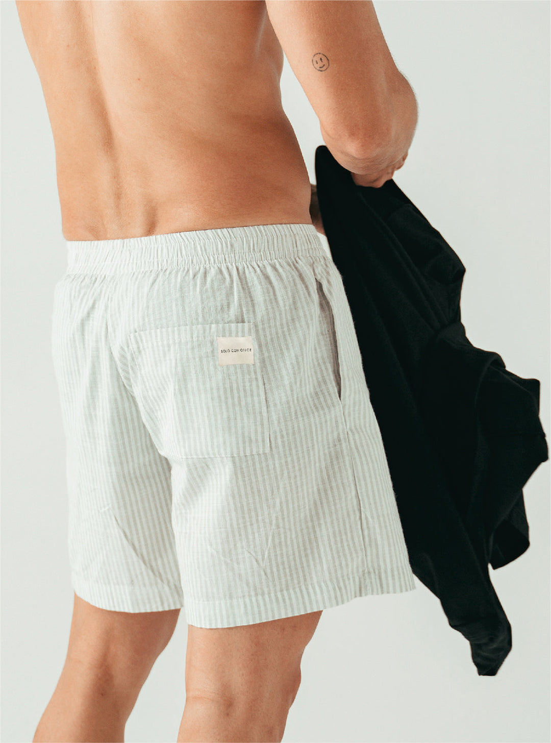 ONCE PANTALONETA RESORT RAYAS - LIME