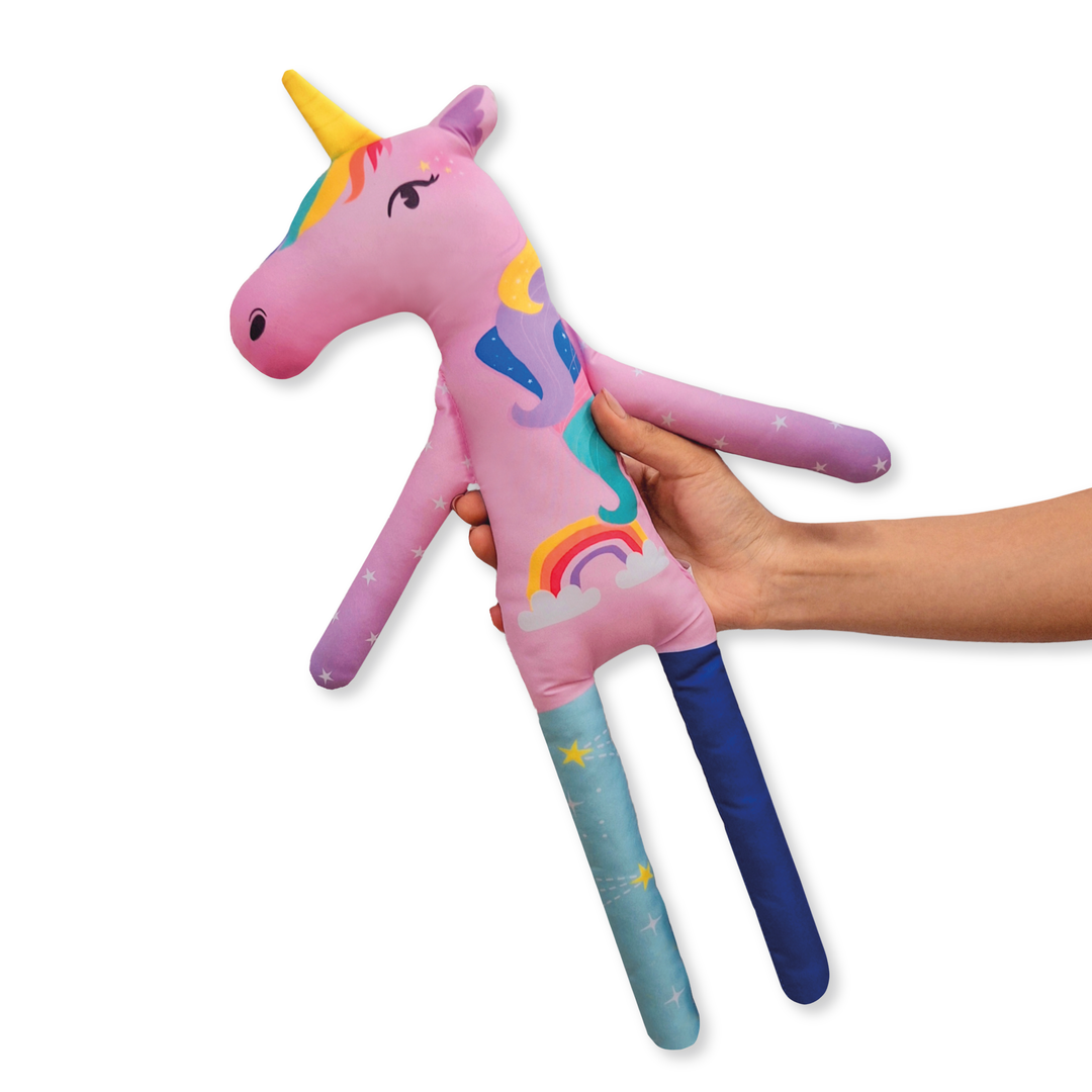 LA PEQUEÑA GALERIA 7707502002282 PEL1772L PELUCHE UNICORNIO ARCOIRIS