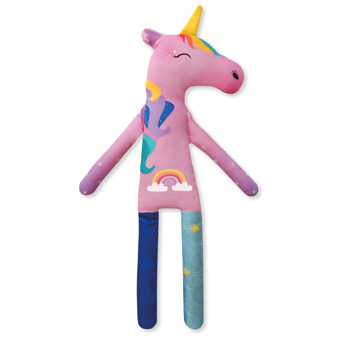 LA PEQUEÑA GALERIA 7707502002282 PEL1772L PELUCHE UNICORNIO ARCOIRIS