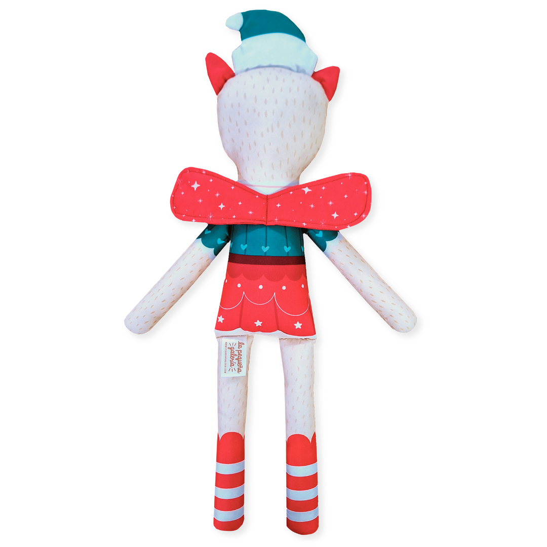 LA PEQUEÑA GALERIA PELUCHE FLORA NAVIDEÑA