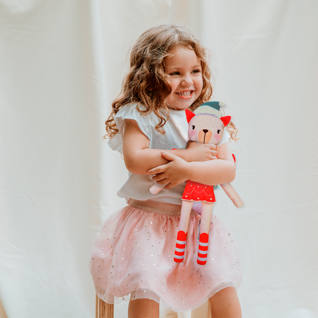 LA PEQUEÑA GALERIA PELUCHE FLORA NAVIDEÑA