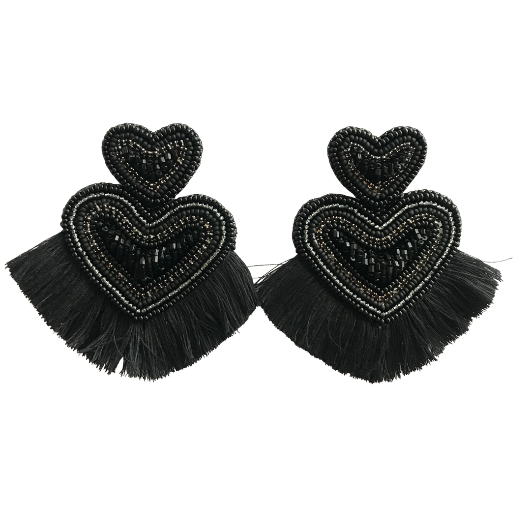 TUALÉ PT-0192 BAROS TASSEL EARRINGS