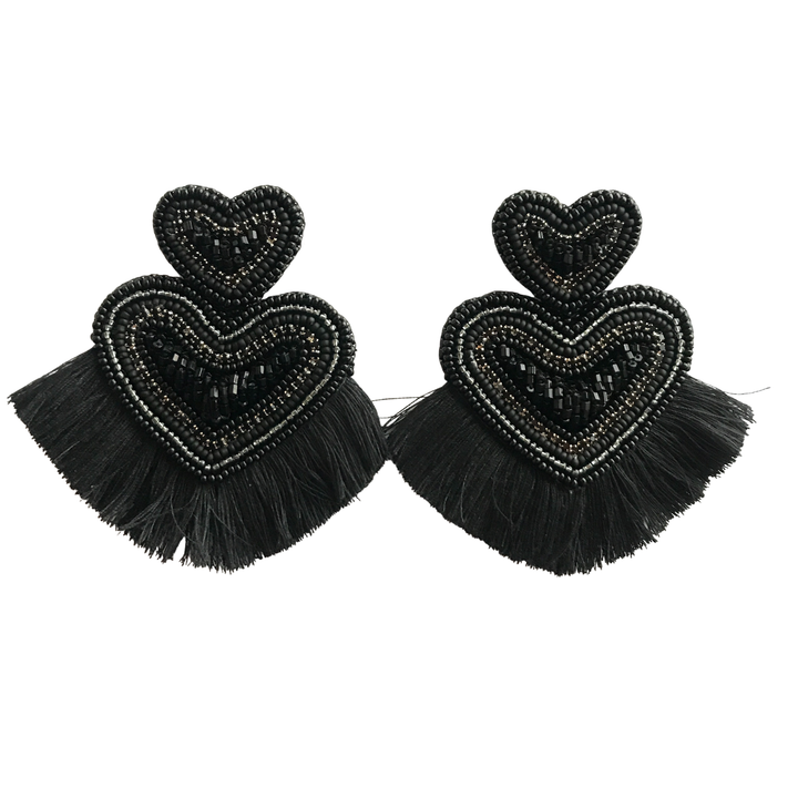 TUALÉ PT-0192 BAROS TASSEL EARRINGS