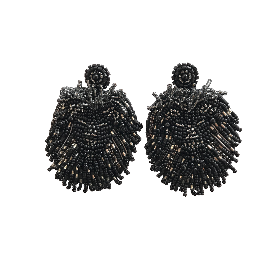 TUALÉ PT-0414 LION EARRINGS
