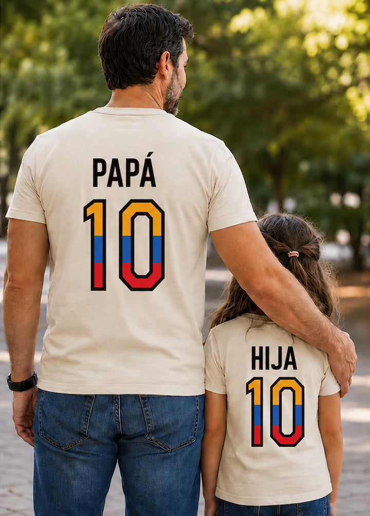 MINIME CAMISETA HIJA 10 HUESO