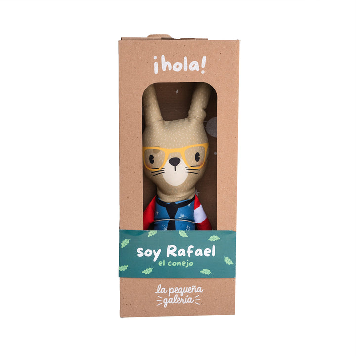 LA PEQUEÑA GALERIA 7707502002299 PEL3127L PELUCHE CONEJO RAFAEL