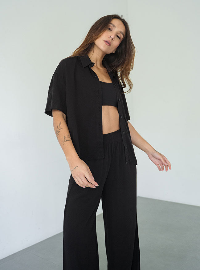 ONCE SHIRT BREEZY CORTA BLACK