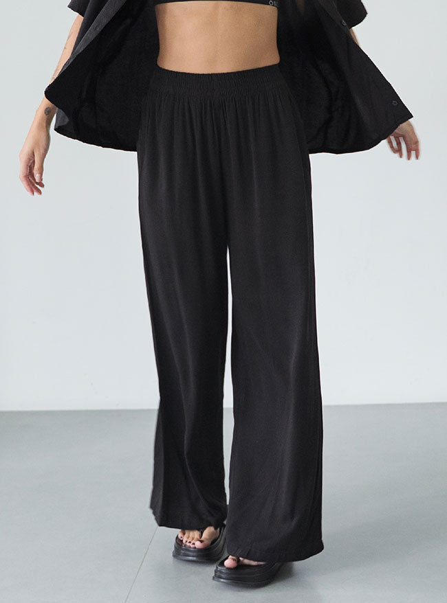 ONCE PALAZZO BREEZY BLACK