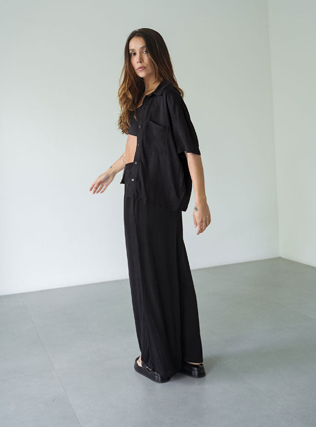 ONCE PALAZZO BREEZY BLACK